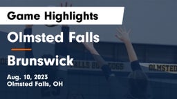 Olmsted Falls  vs Brunswick Game Highlights - Aug. 10, 2023