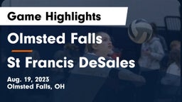 Olmsted Falls  vs St Francis DeSales Game Highlights - Aug. 19, 2023