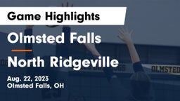 Olmsted Falls  vs North Ridgeville  Game Highlights - Aug. 22, 2023