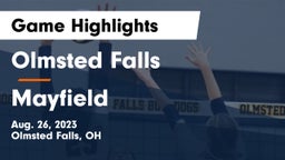 Olmsted Falls  vs Mayfield  Game Highlights - Aug. 26, 2023