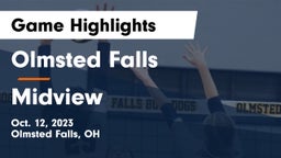 Olmsted Falls  vs Midview  Game Highlights - Oct. 12, 2023