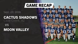 Recap: Cactus Shadows  vs. Moon Valley 2016