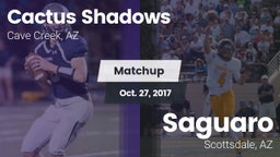 Matchup: Cactus Shadows High vs. Saguaro  2017