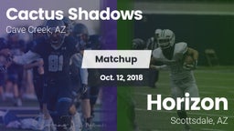 Matchup: Cactus Shadows High vs. Horizon  2018