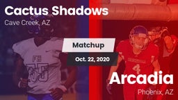 Matchup: Cactus Shadows High vs. Arcadia  2020