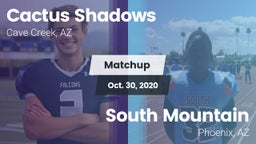 Matchup: Cactus Shadows High vs. South Mountain  2020
