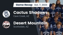 Recap: Cactus Shadows  vs. Desert Mountain  2023