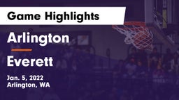 Arlington  vs Everett  Game Highlights - Jan. 5, 2022