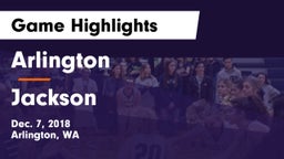 Arlington  vs Jackson  Game Highlights - Dec. 7, 2018