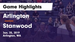 Arlington  vs Stanwood  Game Highlights - Jan. 25, 2019