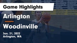 Arlington  vs Woodinville Game Highlights - Jan. 21, 2022