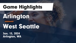 Arlington  vs West Seattle  Game Highlights - Jan. 13, 2024