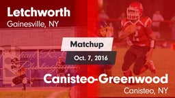 Matchup: Letchworth High vs. Canisteo-Greenwood  2016