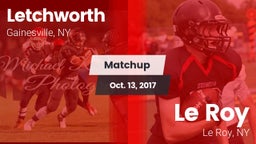 Matchup: Letchworth High vs. Le Roy  2017
