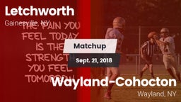 Matchup: Letchworth High vs. Wayland-Cohocton  2018