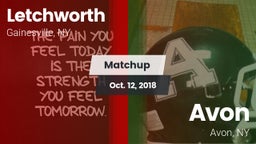 Matchup: Letchworth High vs. Avon  2018