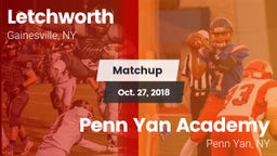 Matchup: Letchworth High vs. Penn Yan Academy  2018