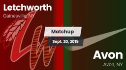 Matchup: Letchworth High vs. Avon  2019
