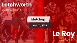 Matchup: Letchworth High vs. Le Roy  2019