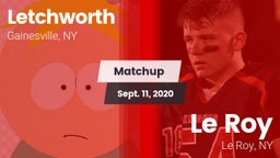 Matchup: Letchworth High vs. Le Roy  2020