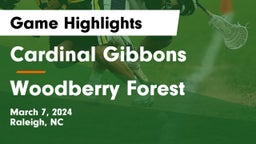 Cardinal Gibbons  vs Woodberry Forest  Game Highlights - March 7, 2024