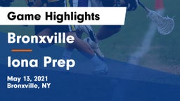 Bronxville  vs Iona Prep  Game Highlights - May 13, 2021