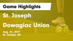 St. Joseph  vs Dowagiac Union Game Highlights - Aug. 24, 2019