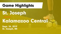 St. Joseph  vs Kalamazoo Central  Game Highlights - Sept. 24, 2019