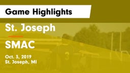 St. Joseph  vs SMAC Game Highlights - Oct. 3, 2019