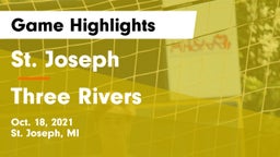 St. Joseph  vs Three Rivers  Game Highlights - Oct. 18, 2021