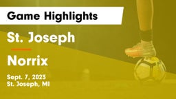 St. Joseph  vs Norrix  Game Highlights - Sept. 7, 2023