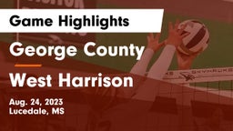 George County  vs West Harrison Game Highlights - Aug. 24, 2023