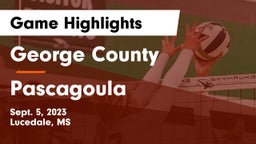 George County  vs Pascagoula  Game Highlights - Sept. 5, 2023