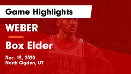 WEBER  vs Box Elder  Game Highlights - Dec. 15, 2020