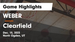 WEBER  vs Clearfield  Game Highlights - Dec. 15, 2023
