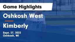 Oshkosh West  vs Kimberly  Game Highlights - Sept. 27, 2022