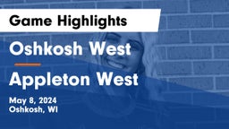 Oshkosh West  vs Appleton West  Game Highlights - May 8, 2024