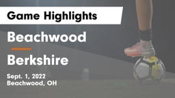 Beachwood  vs Berkshire  Game Highlights - Sept. 1, 2022