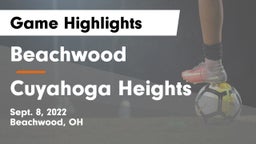 Beachwood  vs Cuyahoga Heights  Game Highlights - Sept. 8, 2022