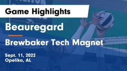 Beauregard  vs Brewbaker Tech Magnet  Game Highlights - Sept. 11, 2022