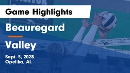 Beauregard  vs Valley  Game Highlights - Sept. 5, 2023