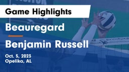 Beauregard  vs Benjamin Russell  Game Highlights - Oct. 5, 2023
