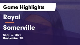 Royal  vs Somerville  Game Highlights - Sept. 3, 2021