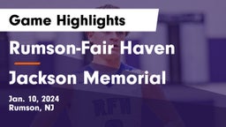 Rumson-Fair Haven  vs Jackson Memorial  Game Highlights - Jan. 10, 2024