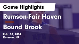 Rumson-Fair Haven  vs Bound Brook  Game Highlights - Feb. 26, 2024