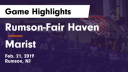 Rumson-Fair Haven  vs Marist  Game Highlights - Feb. 21, 2019