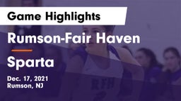 Rumson-Fair Haven  vs Sparta  Game Highlights - Dec. 17, 2021