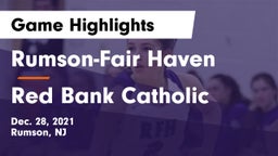 Rumson-Fair Haven  vs Red Bank Catholic  Game Highlights - Dec. 28, 2021