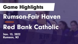 Rumson-Fair Haven  vs Red Bank Catholic  Game Highlights - Jan. 13, 2022
