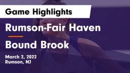 Rumson-Fair Haven  vs Bound Brook  Game Highlights - March 2, 2022